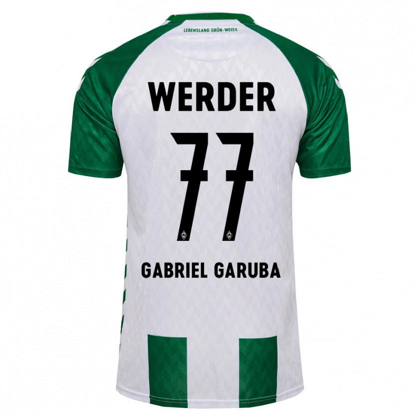 Danxen Hombre Camiseta Najib Gabriel Garuba #77 Verde Blanco 1ª Equipación 2026/27 La Camisa México