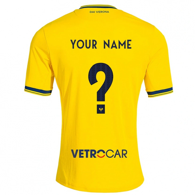 Danxen Hombre Camiseta Su Nombre #0 Amarillo Rojo 2ª Equipación 2026/27 La Camisa México