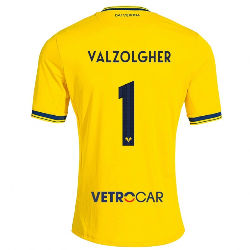 Danxen Hombre Camiseta Chiara Valzolgher #1 Amarillo Rojo 2ª Equipación 2026/27 La Camisa México
