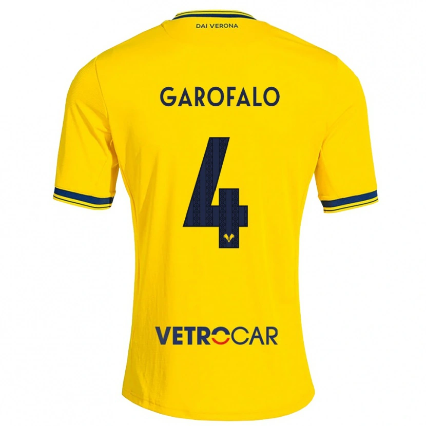 Danxen Hombre Camiseta Lorenzo Garofalo #4 Amarillo Rojo 2ª Equipación 2026/27 La Camisa México