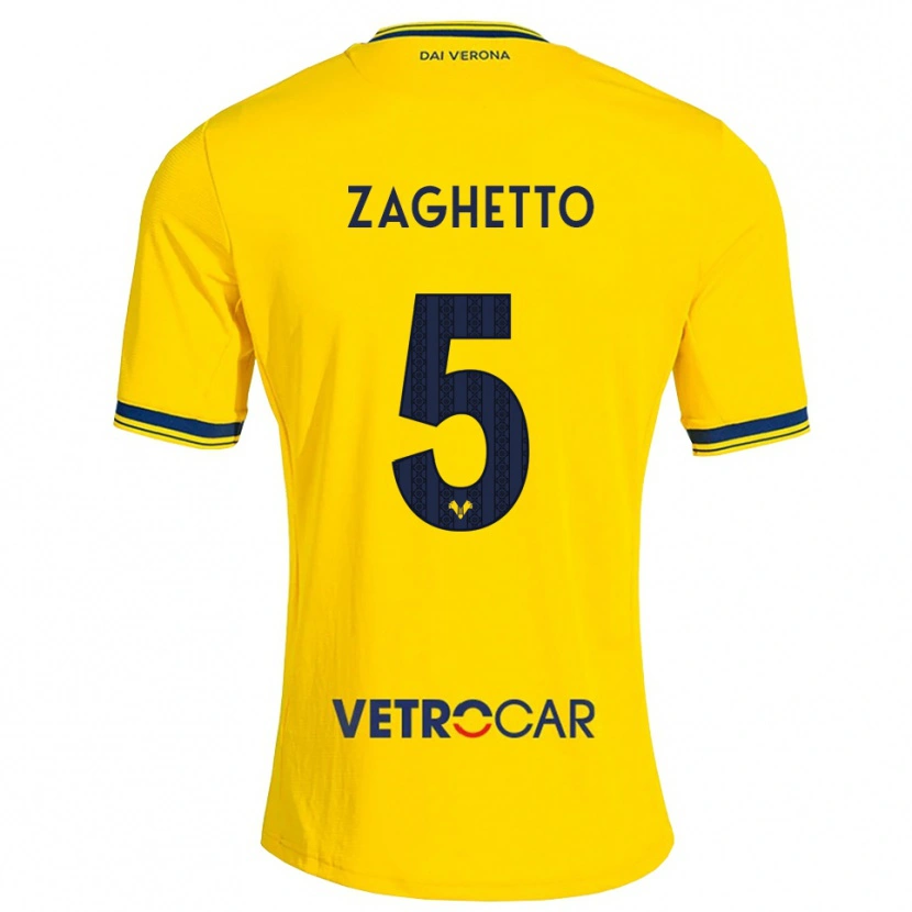 Danxen Hombre Camiseta Habib Zaghetto #5 Amarillo Rojo 2ª Equipación 2026/27 La Camisa México