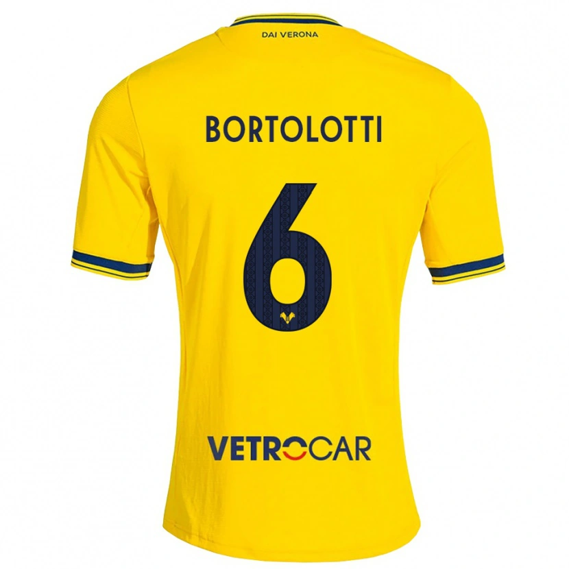 Danxen Hombre Camiseta Marco Bortolotti #6 Amarillo Rojo 2ª Equipación 2026/27 La Camisa México