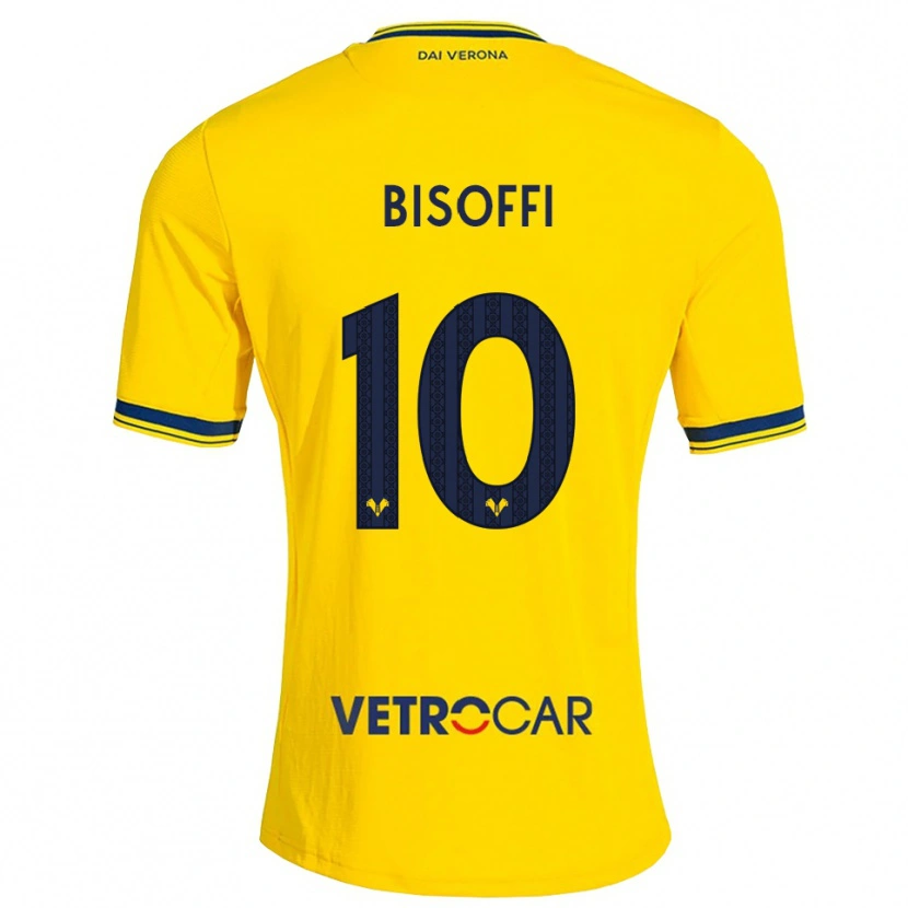 Danxen Hombre Camiseta Luca Bisoffi #10 Amarillo Rojo 2ª Equipación 2026/27 La Camisa México