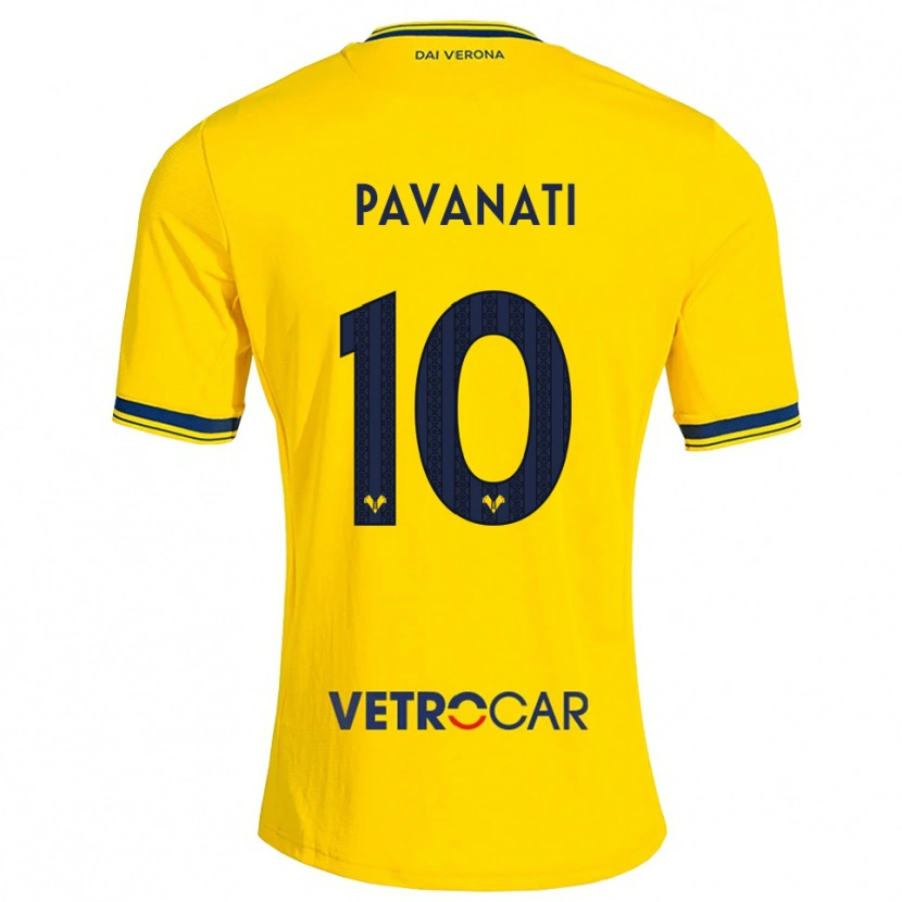 Danxen Hombre Camiseta Alessandro Pavanati #10 Amarillo Rojo 2ª Equipación 2026/27 La Camisa México