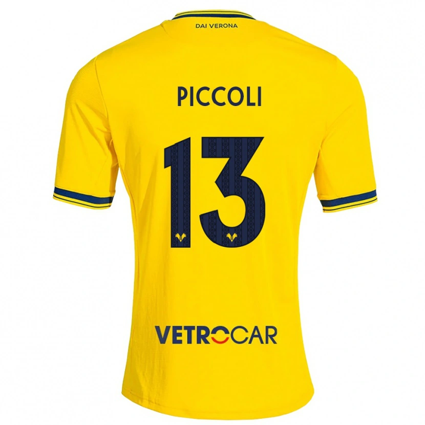 Danxen Hombre Camiseta Thomas Piccoli #13 Amarillo Rojo 2ª Equipación 2026/27 La Camisa México