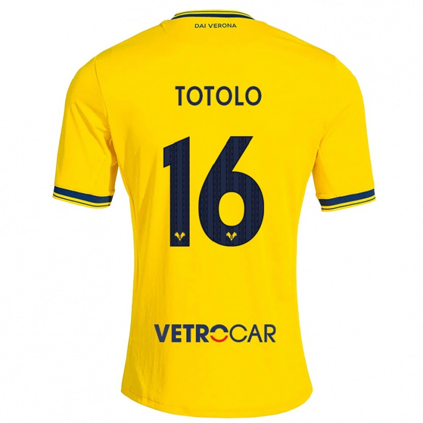 Danxen Hombre Camiseta Maddalena Totolo #16 Amarillo Rojo 2ª Equipación 2026/27 La Camisa México