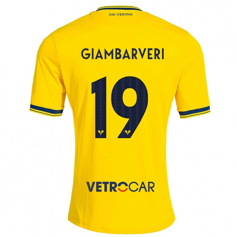Danxen Hombre Camiseta Mattia Giambarveri #19 Amarillo Rojo 2ª Equipación 2026/27 La Camisa México
