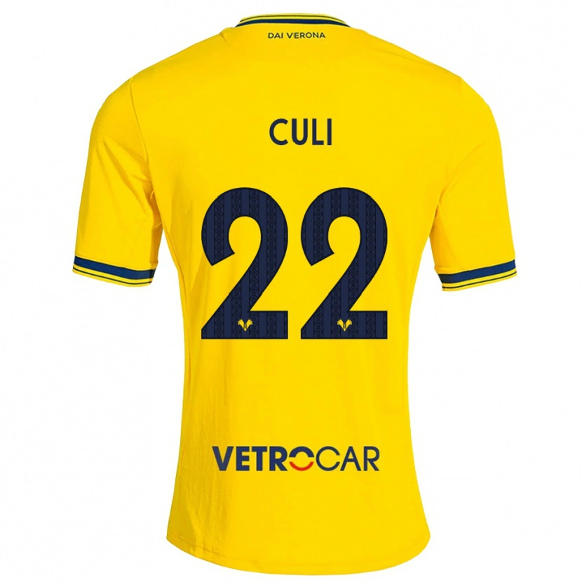 Danxen Hombre Camiseta Daniel Culi #22 Amarillo Rojo 2ª Equipación 2026/27 La Camisa México