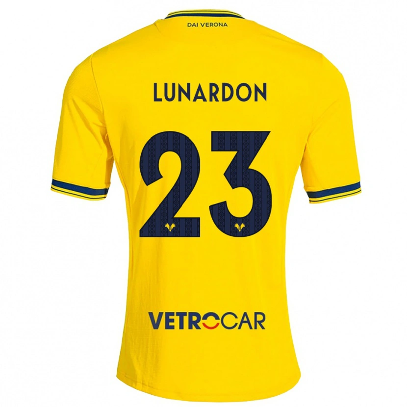Danxen Hombre Camiseta Mario Lunardon #23 Amarillo Rojo 2ª Equipación 2026/27 La Camisa México