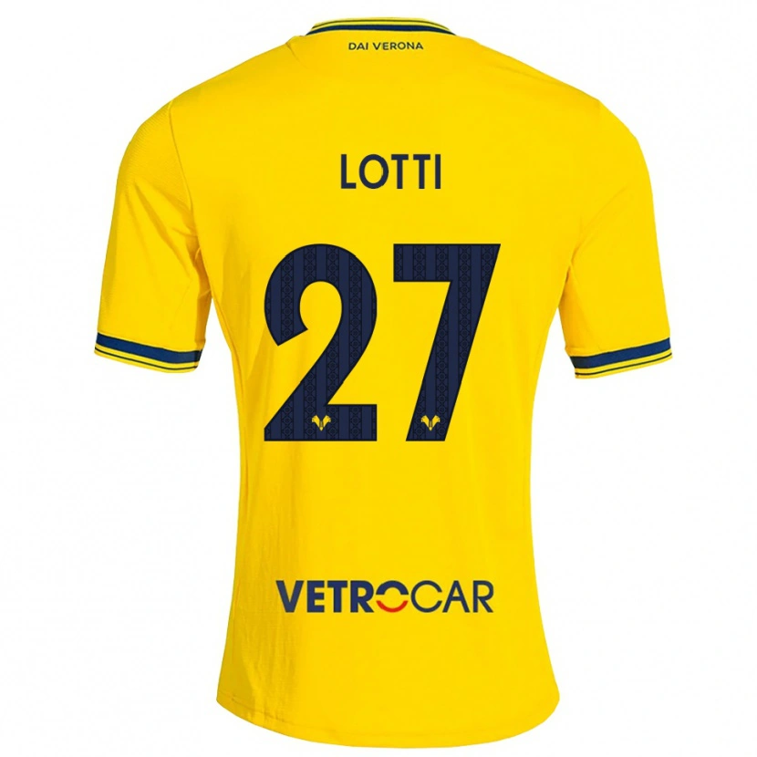 Danxen Hombre Camiseta Irene Lotti #27 Amarillo Rojo 2ª Equipación 2026/27 La Camisa México
