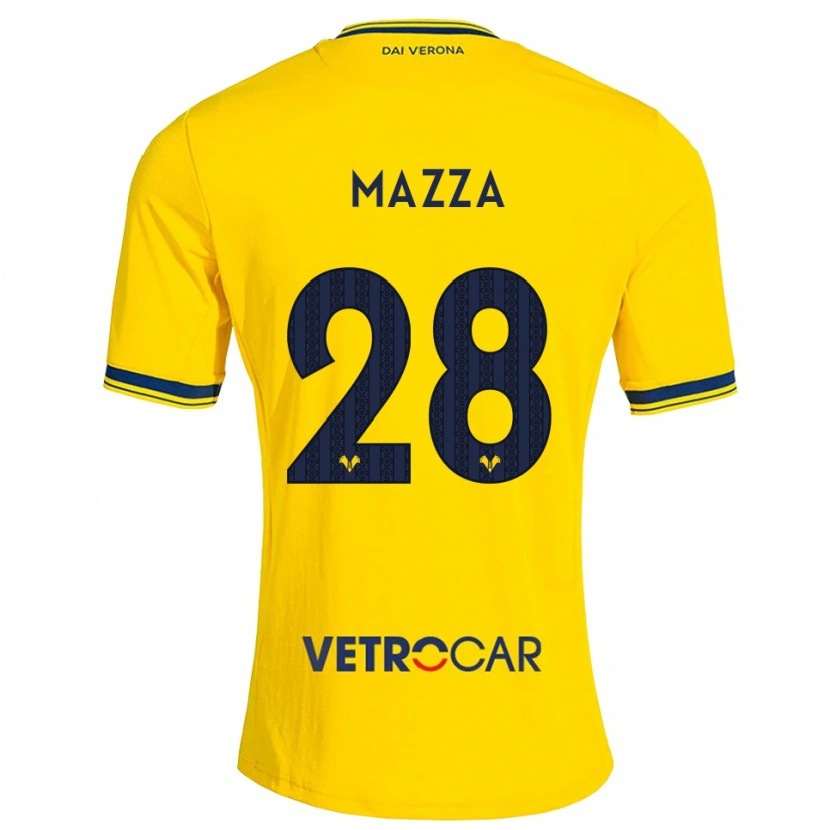 Danxen Hombre Camiseta Vittoria Karol Mazza #28 Amarillo Rojo 2ª Equipación 2026/27 La Camisa México