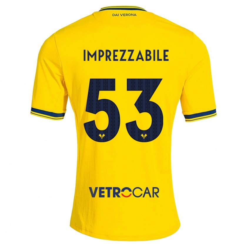 Danxen Hombre Camiseta Francesca Imprezzabile #53 Amarillo Rojo 2ª Equipación 2026/27 La Camisa México