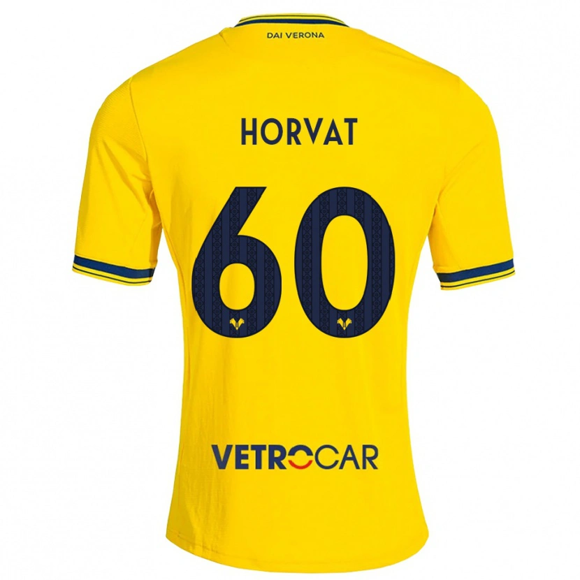 Danxen Hombre Camiseta Mihaela Horvat #60 Amarillo Rojo 2ª Equipación 2026/27 La Camisa México