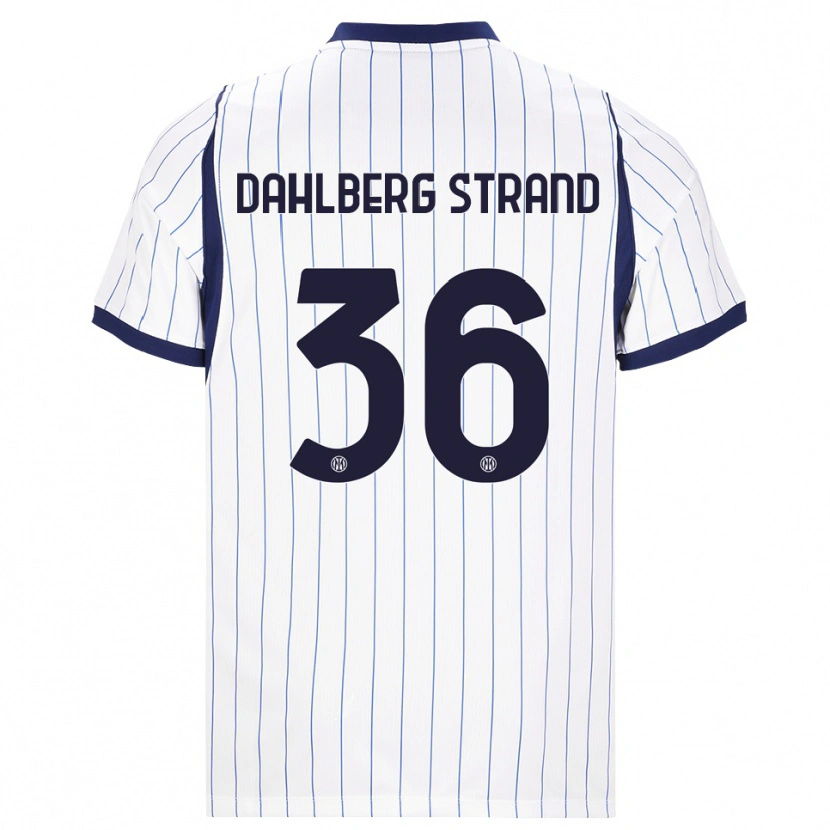 Danxen Hombre Camiseta Jonas Dahlberg Strand #36 Blanco Azul Marino 2ª Equipación 2026/27 La Camisa México