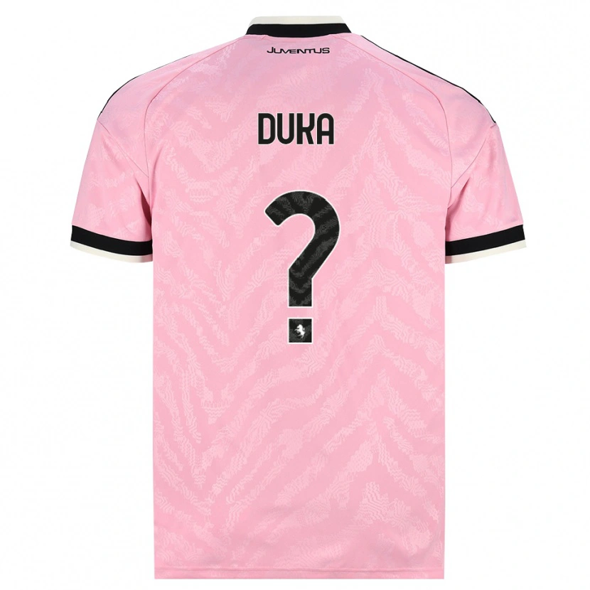 Danxen Hombre Camiseta Deni Duka #0 Rosa Negro 2ª Equipación 2026/27 La Camisa México