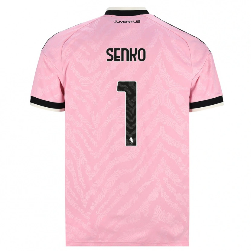 Danxen Hombre Camiseta Zsombor Senko #1 Rosa Negro 2ª Equipación 2026/27 La Camisa México