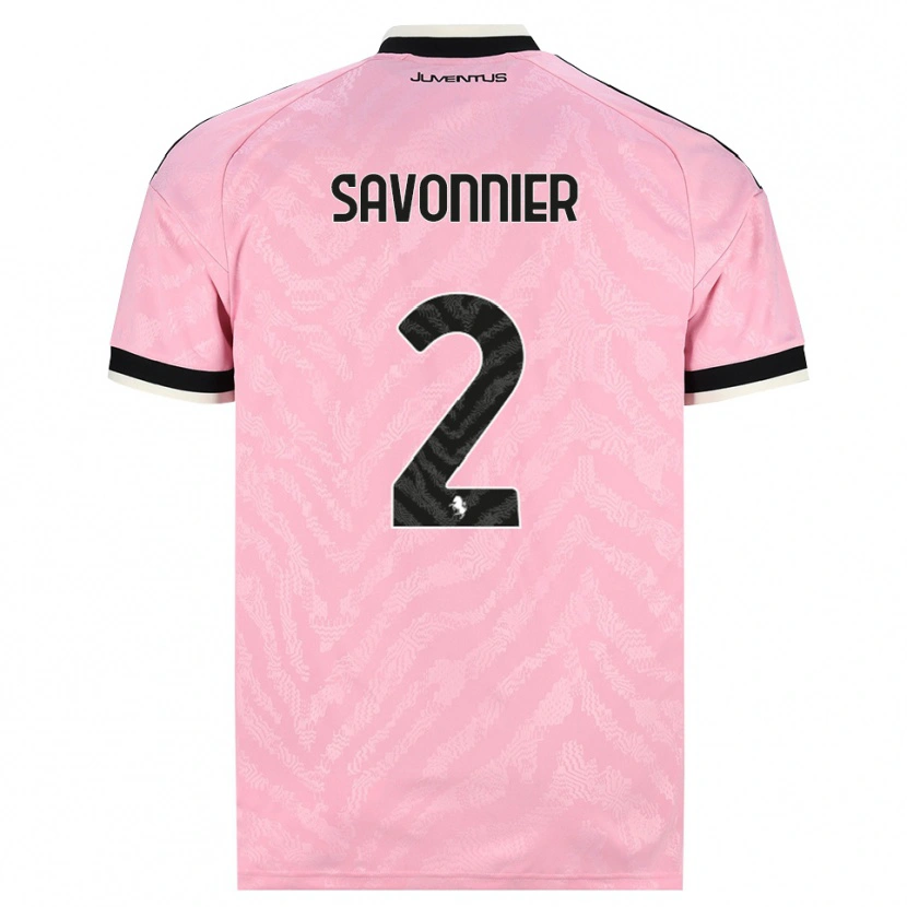 Danxen Hombre Camiseta Nelson Savonnier #2 Rosa Negro 2ª Equipación 2026/27 La Camisa México