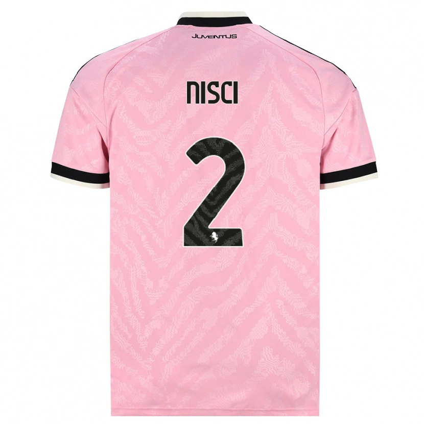 Danxen Hombre Camiseta Alessandro Nisci #2 Rosa Negro 2ª Equipación 2026/27 La Camisa México