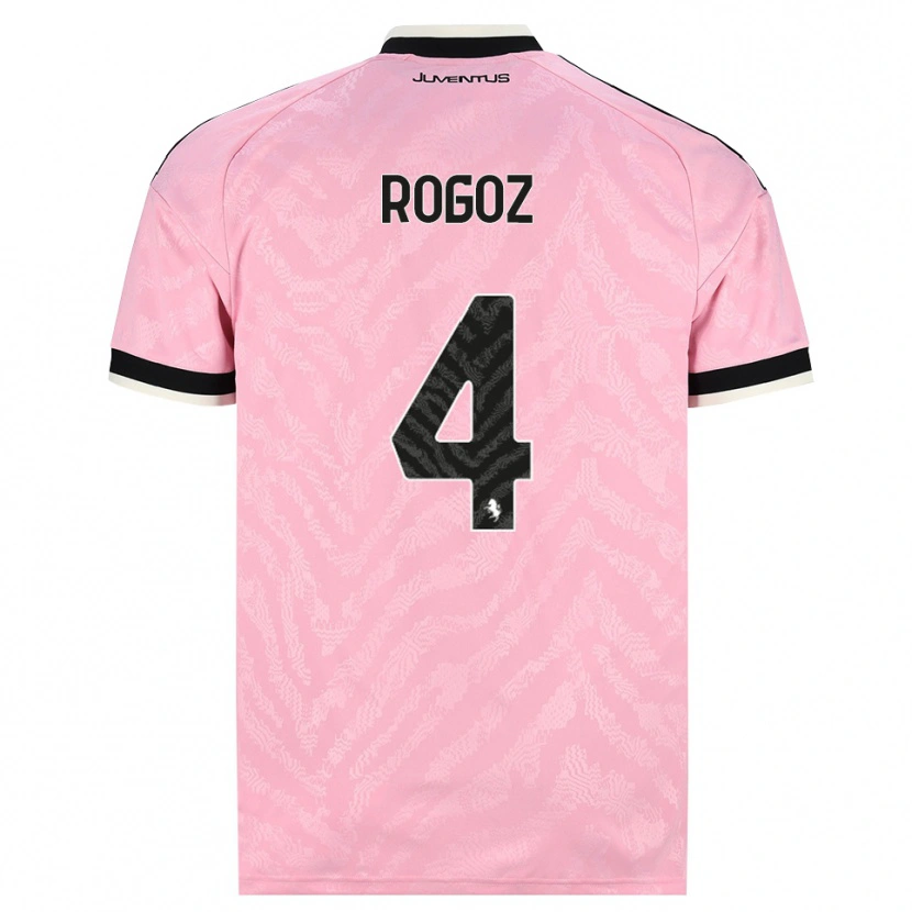 Danxen Hombre Camiseta Nicolas Rogoz #4 Rosa Negro 2ª Equipación 2026/27 La Camisa México