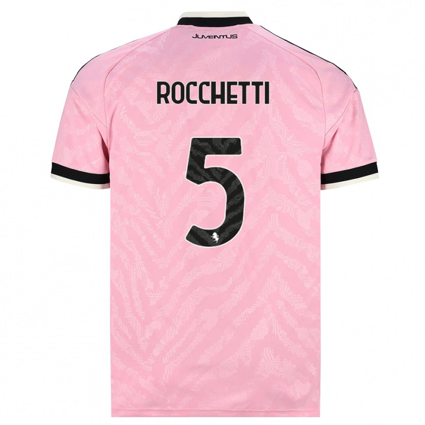 Danxen Hombre Camiseta Edoardo Rocchetti #5 Rosa Negro 2ª Equipación 2026/27 La Camisa México