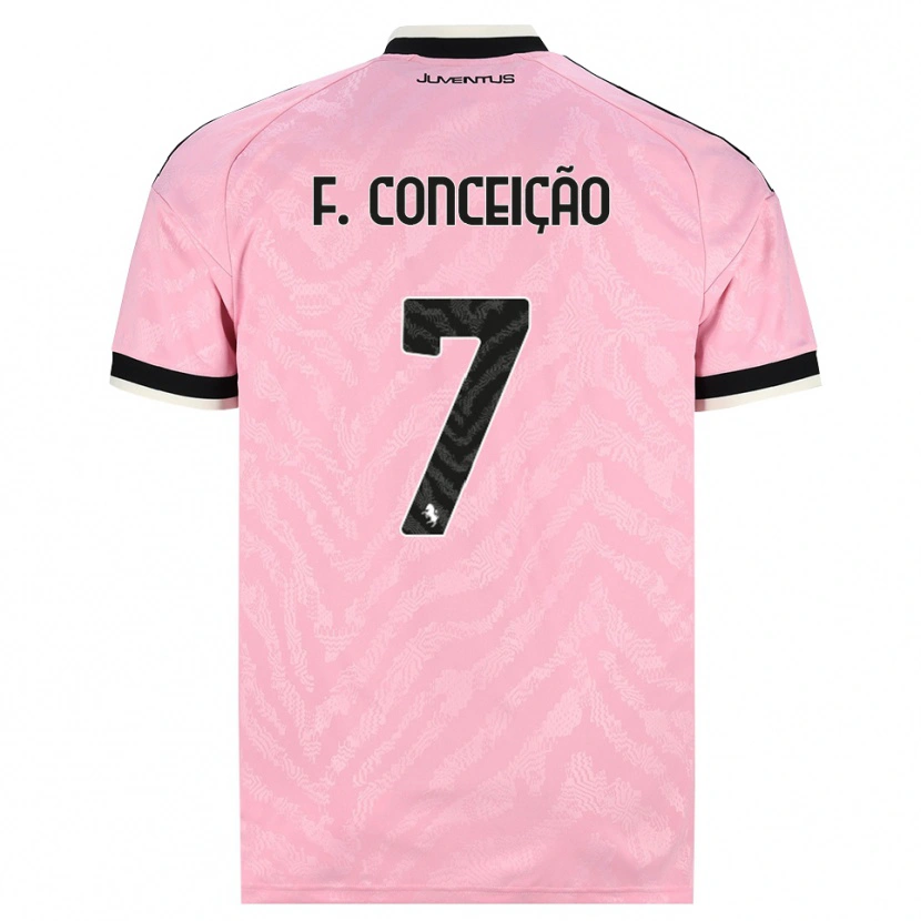 Danxen Hombre Camiseta Francisco Conceição #7 Rosa Negro 2ª Equipación 2026/27 La Camisa México