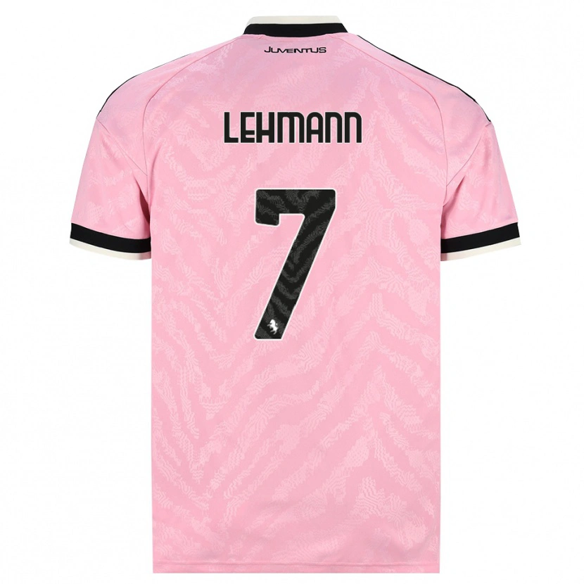 Danxen Hombre Camiseta Alisha Lehmann #7 Rosa Negro 2ª Equipación 2026/27 La Camisa México
