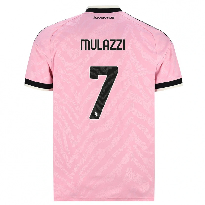 Danxen Hombre Camiseta Gabriele Mulazzi #7 Rosa Negro 2ª Equipación 2026/27 La Camisa México