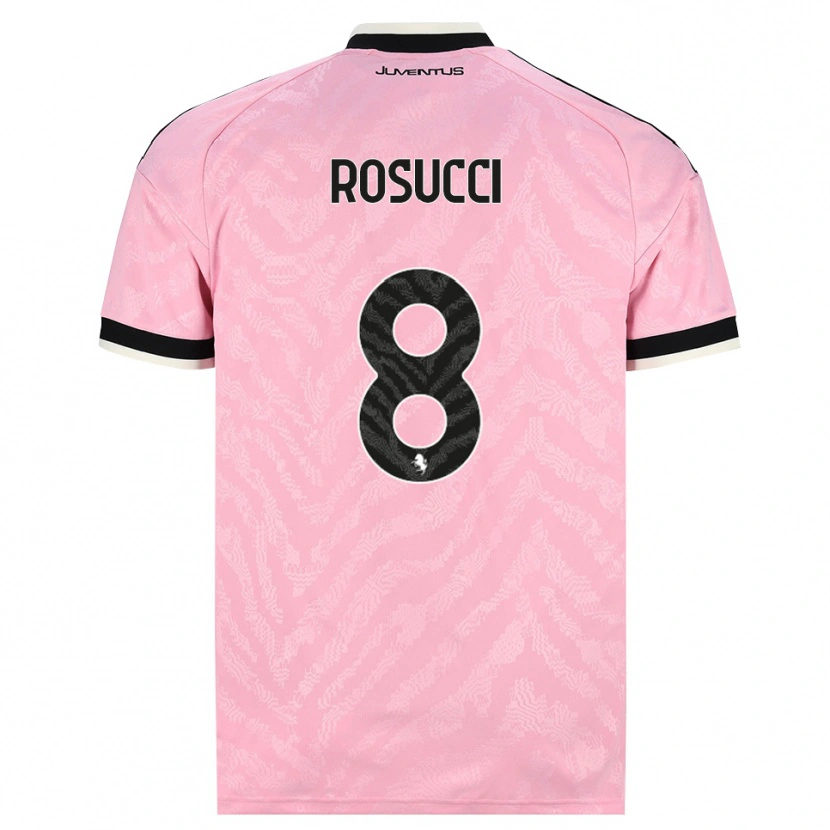 Danxen Hombre Camiseta Martina Rosucci #8 Rosa Negro 2ª Equipación 2026/27 La Camisa México