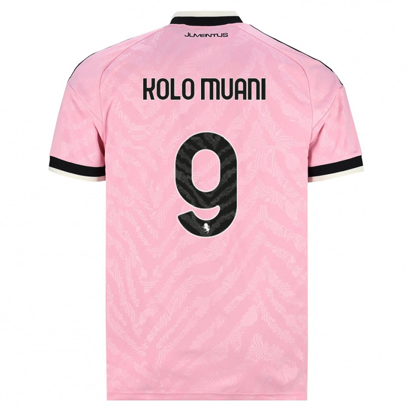 Danxen Hombre Camiseta Randal Kolo Muani #9 Rosa Negro 2ª Equipación 2026/27 La Camisa México
