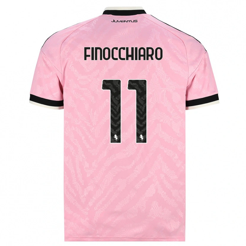 Danxen Hombre Camiseta Gabriele Finocchiaro #11 Rosa Negro 2ª Equipación 2026/27 La Camisa México