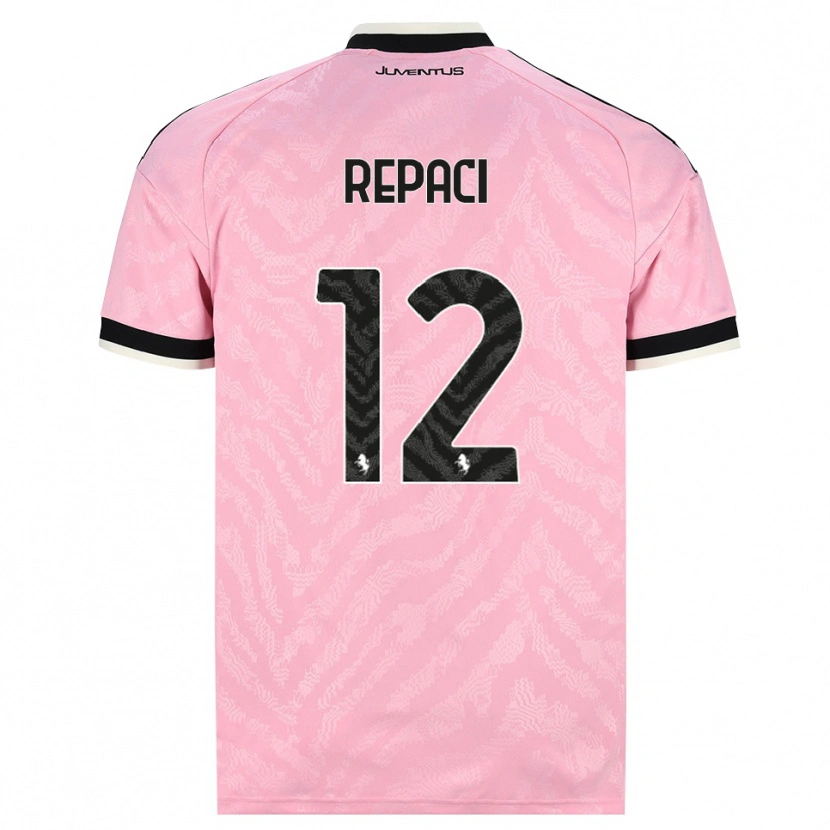 Danxen Hombre Camiseta Tommaso Repaci #12 Rosa Negro 2ª Equipación 2026/27 La Camisa México