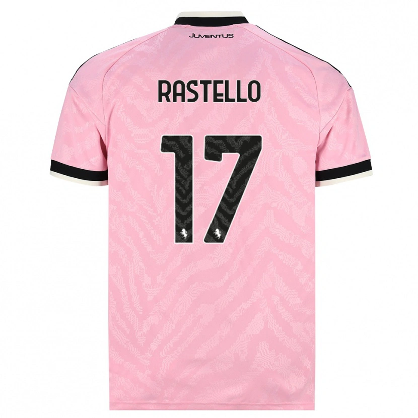 Danxen Hombre Camiseta Edoardo Rastello #17 Rosa Negro 2ª Equipación 2026/27 La Camisa México