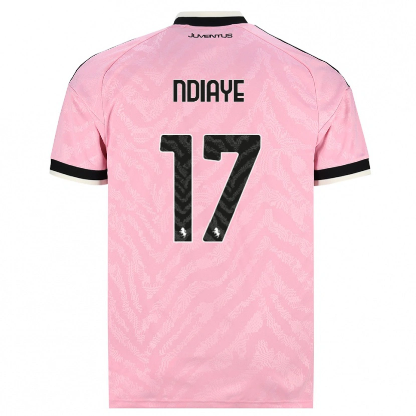 Danxen Hombre Camiseta Modou Ndiaye #17 Rosa Negro 2ª Equipación 2026/27 La Camisa México