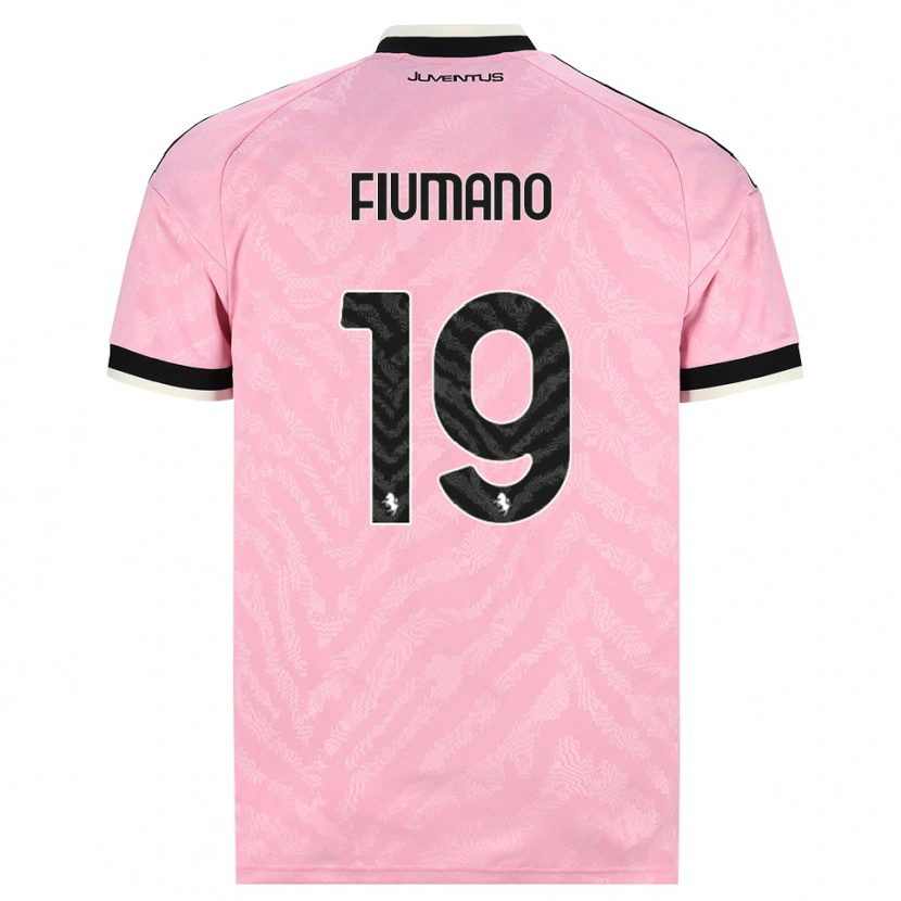 Danxen Hombre Camiseta Filippo Fiumano #19 Rosa Negro 2ª Equipación 2026/27 La Camisa México