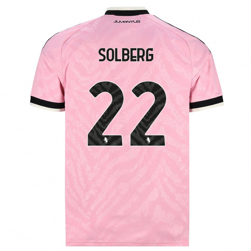 Danxen Hombre Camiseta Elias Solberg #22 Rosa Negro 2ª Equipación 2026/27 La Camisa México