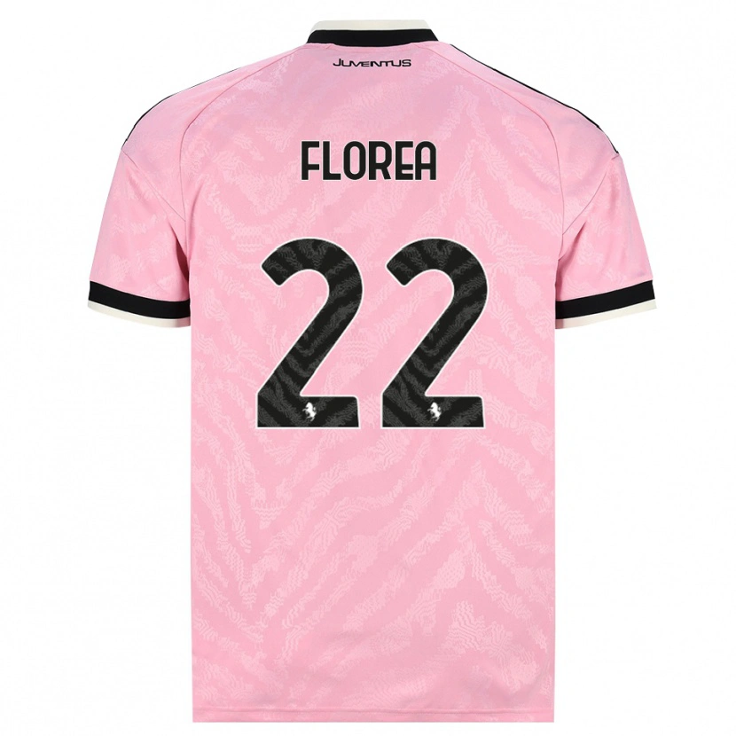 Danxen Hombre Camiseta Andrei Florea #22 Rosa Negro 2ª Equipación 2026/27 La Camisa México