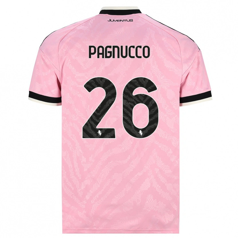 Danxen Hombre Camiseta Filippo Pagnucco #26 Rosa Negro 2ª Equipación 2026/27 La Camisa México