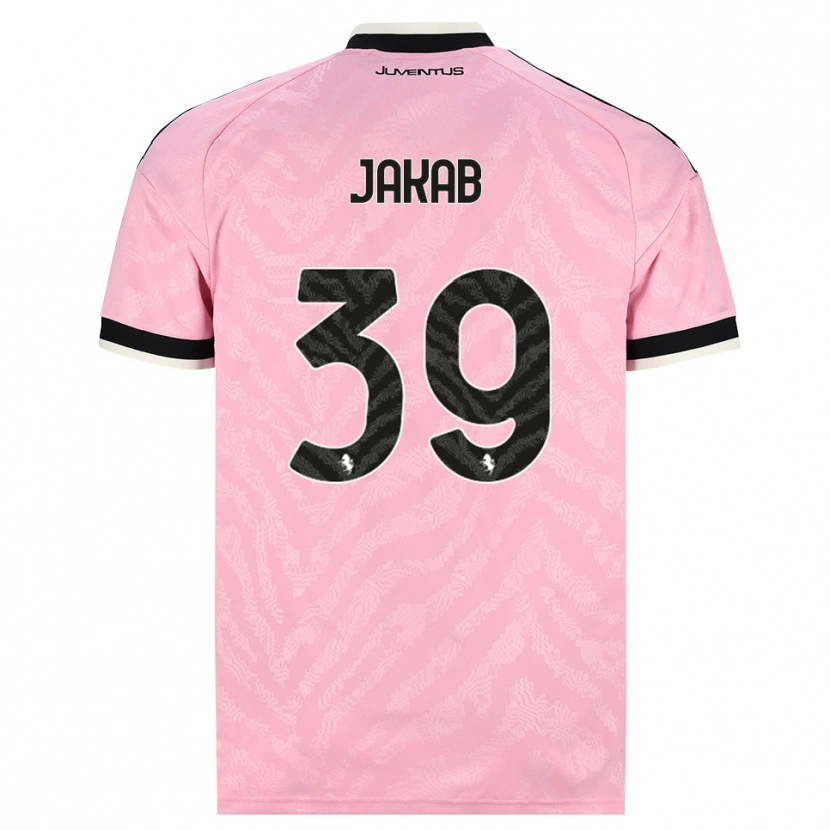Danxen Hombre Camiseta Mátyás Jakab #39 Rosa Negro 2ª Equipación 2026/27 La Camisa México