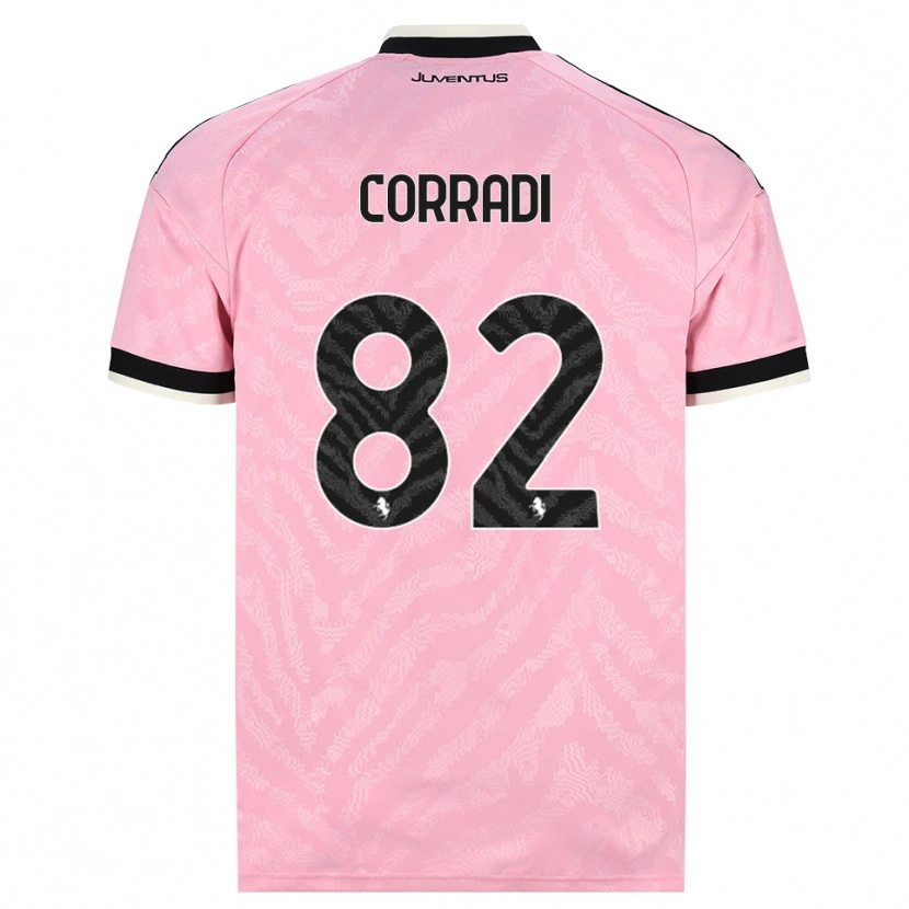 Danxen Hombre Camiseta Christian Corradi #82 Rosa Negro 2ª Equipación 2026/27 La Camisa México