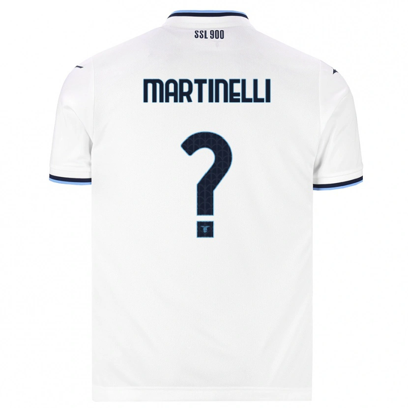 Danxen Hombre Camiseta Leonardo Martinelli #0 Blanco Azul Marino 2ª Equipación 2026/27 La Camisa México