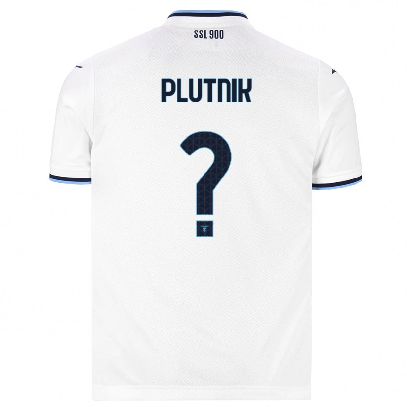 Danxen Hombre Camiseta Artem Plutnik #0 Blanco Azul Marino 2ª Equipación 2026/27 La Camisa México
