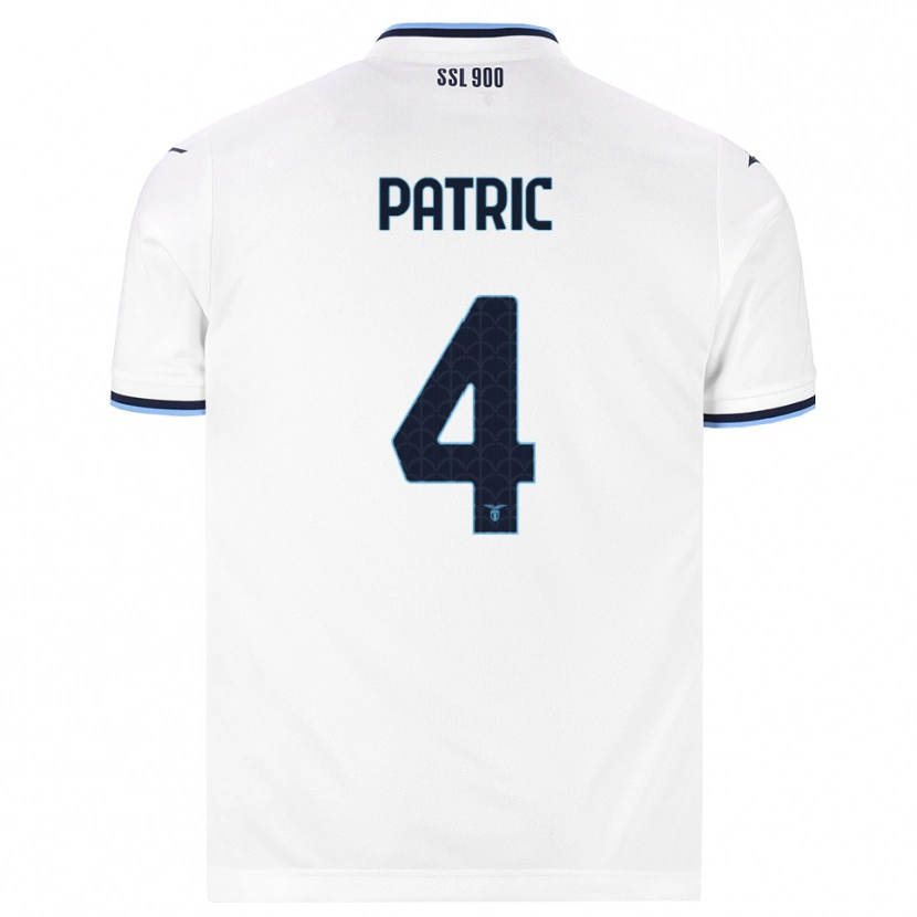 Danxen Hombre Camiseta Patricio Gabarrón Gil #4 Blanco Azul Marino 2ª Equipación 2026/27 La Camisa México