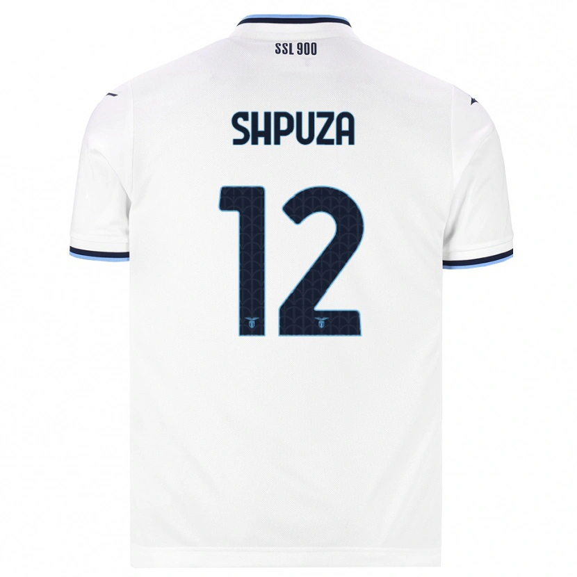 Danxen Hombre Camiseta Kleo Shpuza #12 Blanco Azul Marino 2ª Equipación 2026/27 La Camisa México