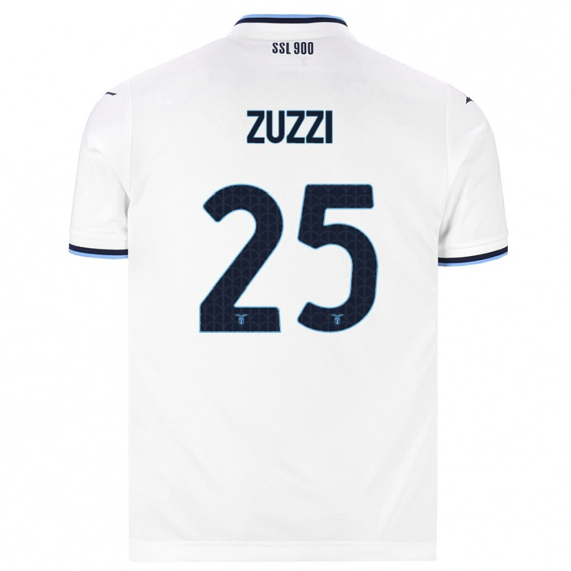 Danxen Hombre Camiseta Giorgia Zuzzi #25 Blanco Azul Marino 2ª Equipación 2026/27 La Camisa México
