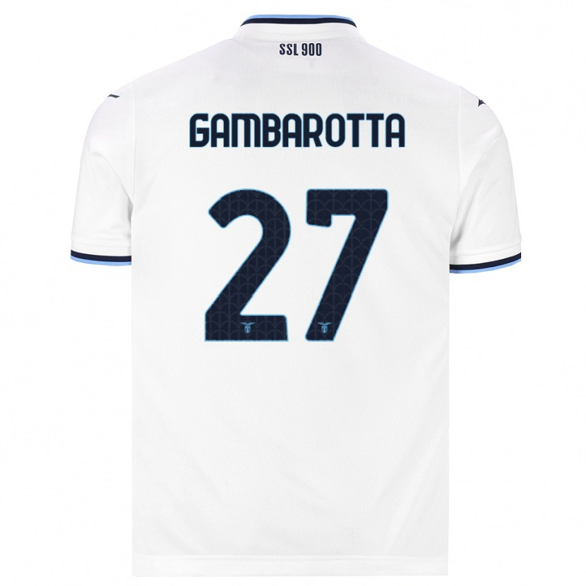 Danxen Hombre Camiseta Margot Gambarotta #27 Blanco Azul Marino 2ª Equipación 2026/27 La Camisa México