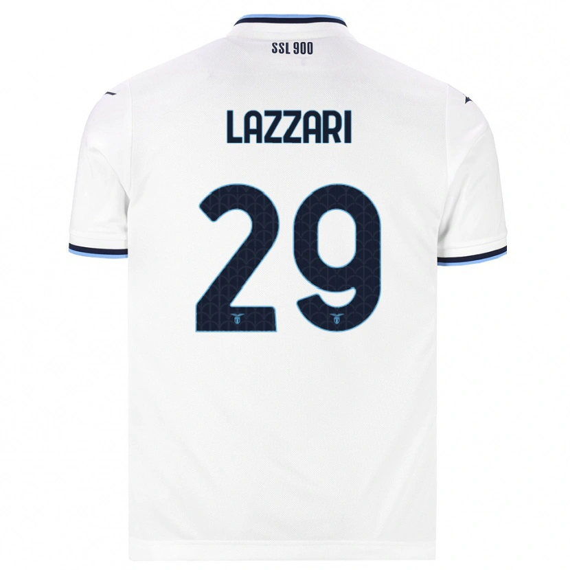 Danxen Hombre Camiseta Manuel Lazzari #29 Blanco Azul Marino 2ª Equipación 2026/27 La Camisa México