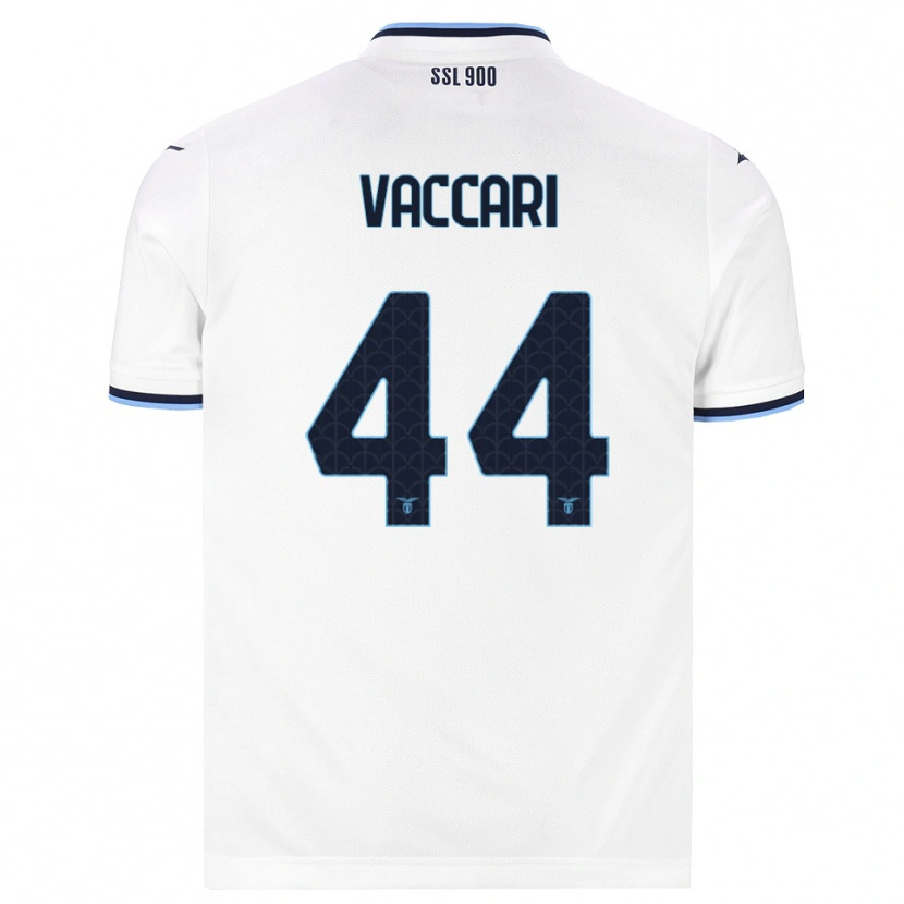 Danxen Hombre Camiseta Flavia Vaccari #44 Blanco Azul Marino 2ª Equipación 2026/27 La Camisa México