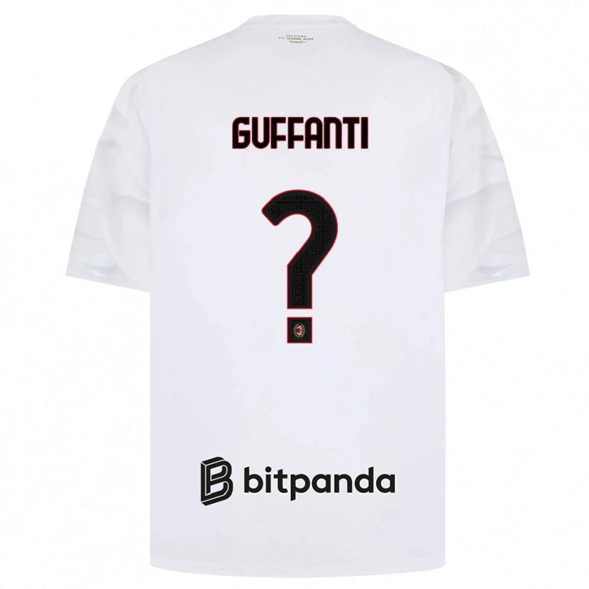 Danxen Hombre Camiseta Alessandro Guffanti #0 Blanco Rojo Negro 2ª Equipación 2026/27 La Camisa México