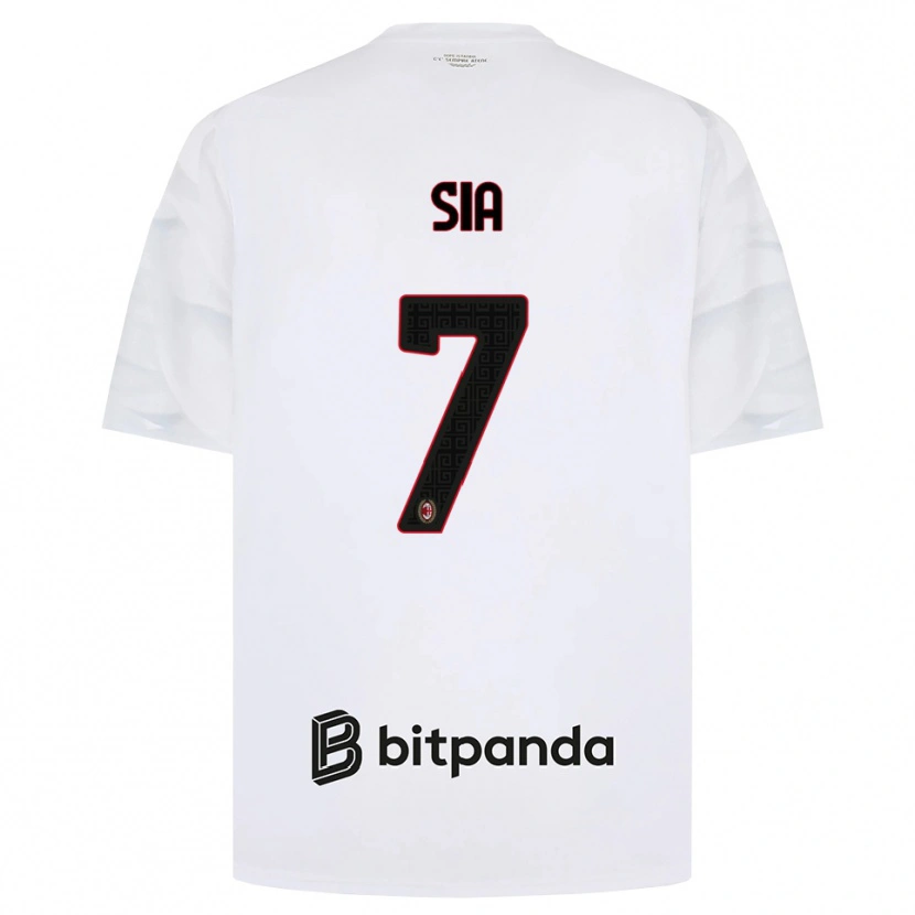 Danxen Hombre Camiseta Diego Sia #7 Blanco Rojo Negro 2ª Equipación 2026/27 La Camisa México