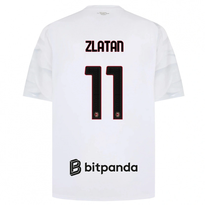 Danxen Hombre Camiseta Zlatan Ibrahimovic #11 Blanco Rojo Negro 2ª Equipación 2026/27 La Camisa México